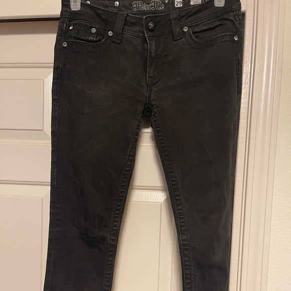 Sold Miss Me Skinny Black Jeans - Picture 3 of 6